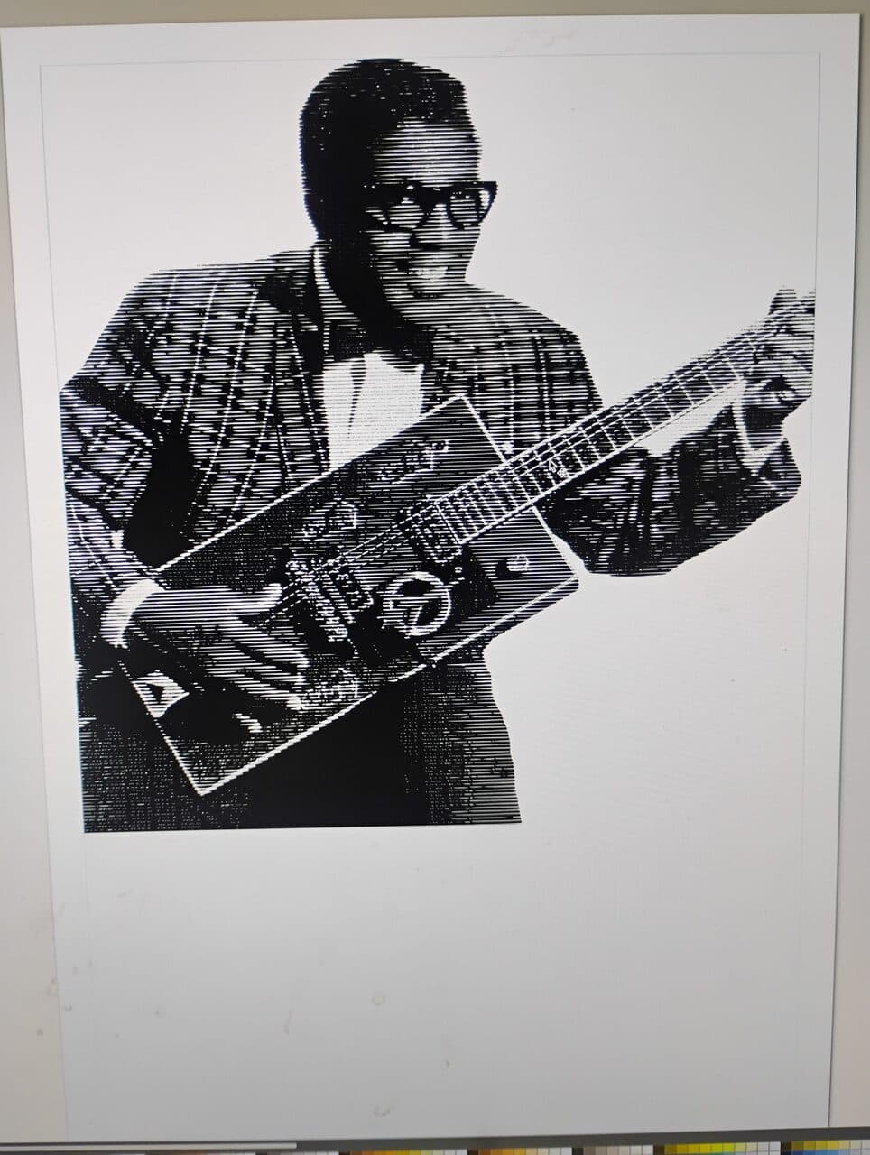 Halftone Bo Diddley