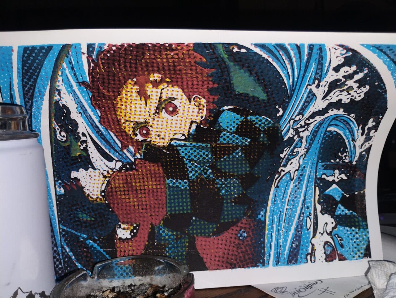 Anime Halftone Print