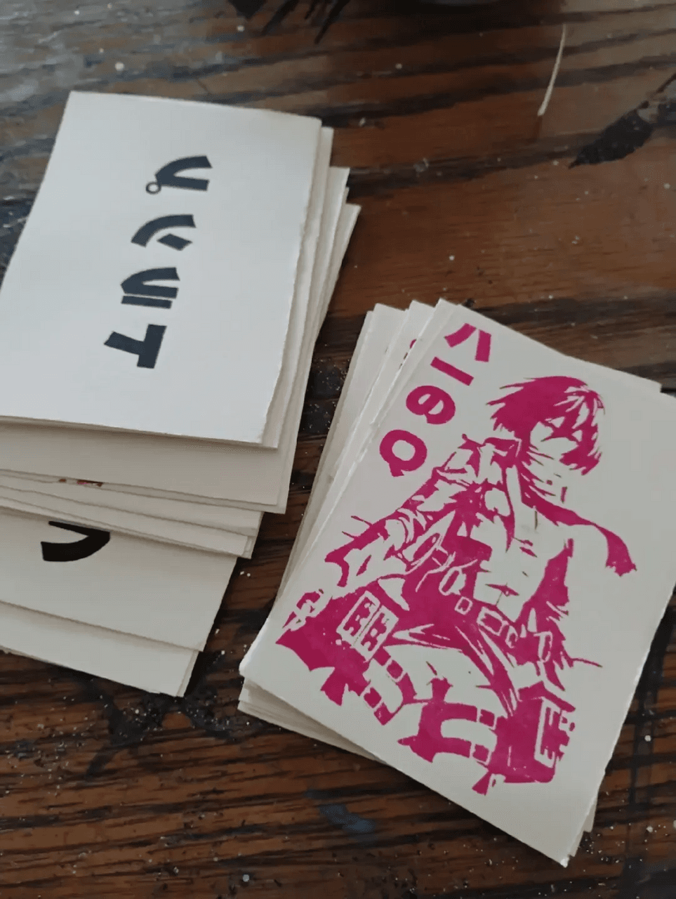 Anime Print Cards